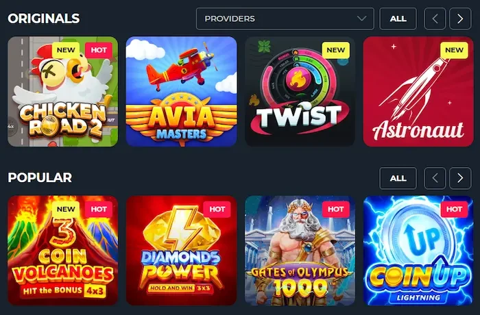 Loki Casino Home games